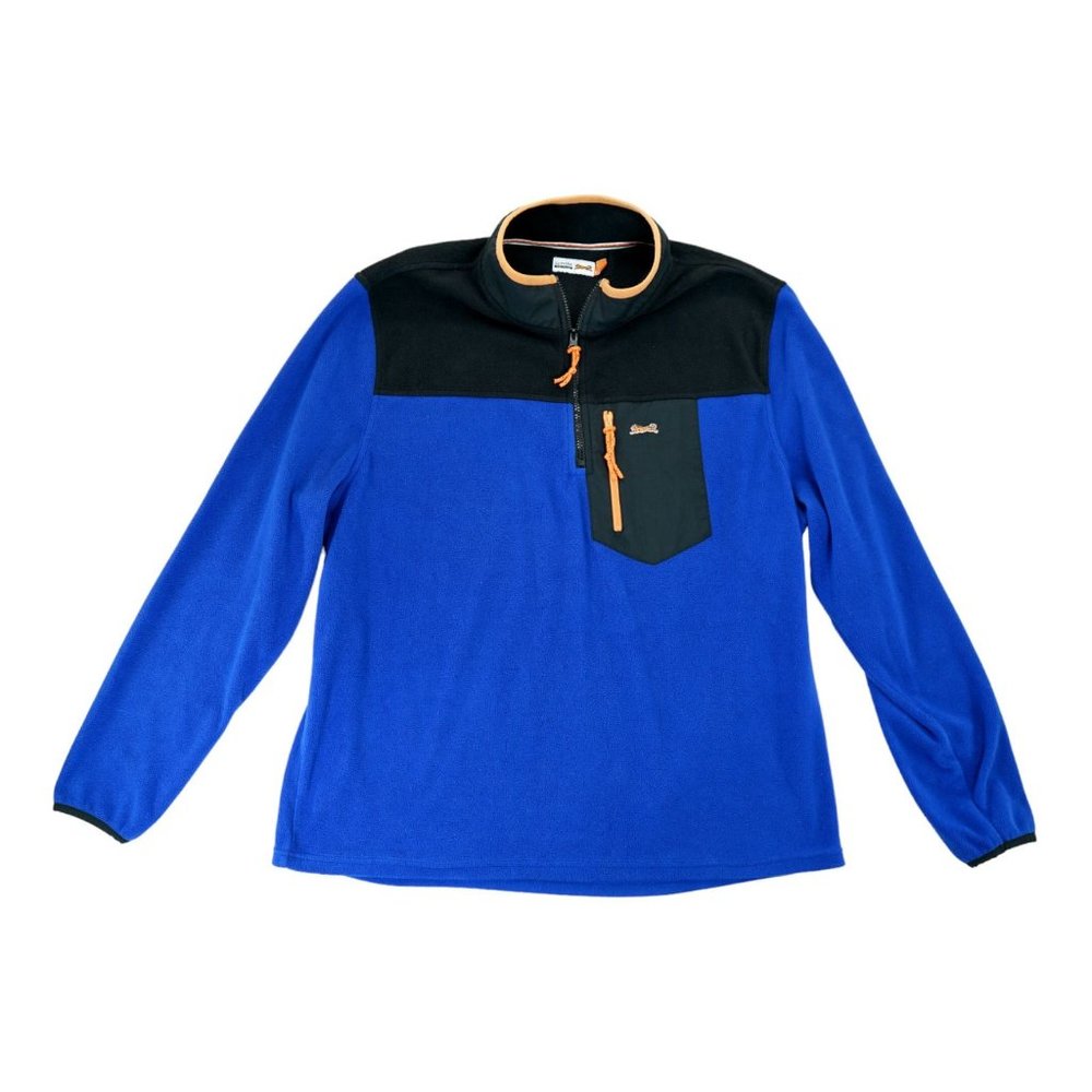 LE TIGRE TRI FLEX Mens Fleece Pullover Jacket Size‎ XL - Blue/Black